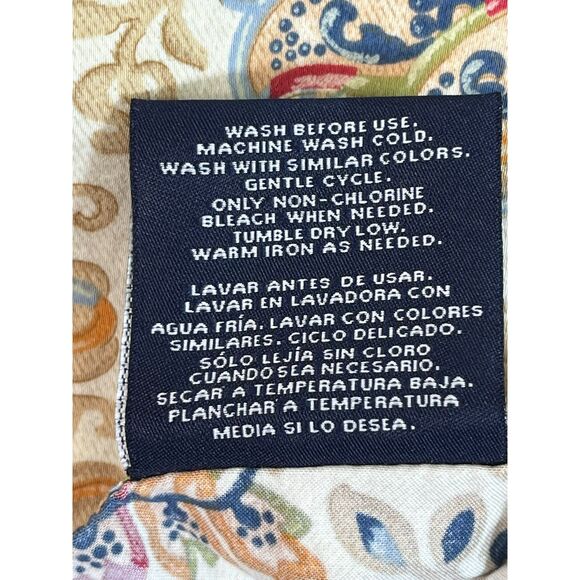 PAIR of Ralph Lauren CHAPS HOME Marrakesh Moroccan Pillow Shams Standard - Picture 5 of 7